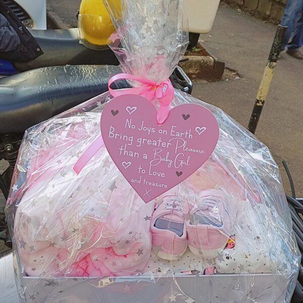 Adorable baby girl hamper