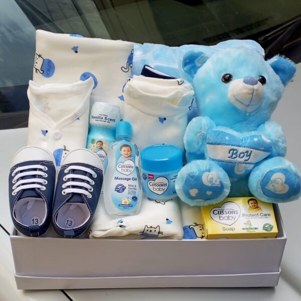 Baby Boy Cussons Hamper.